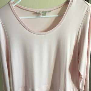 Micheal Kors 3/4 sleeve soft pink